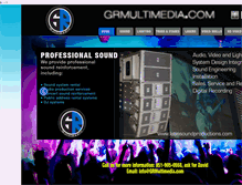 Tablet Screenshot of grmultimedia.com